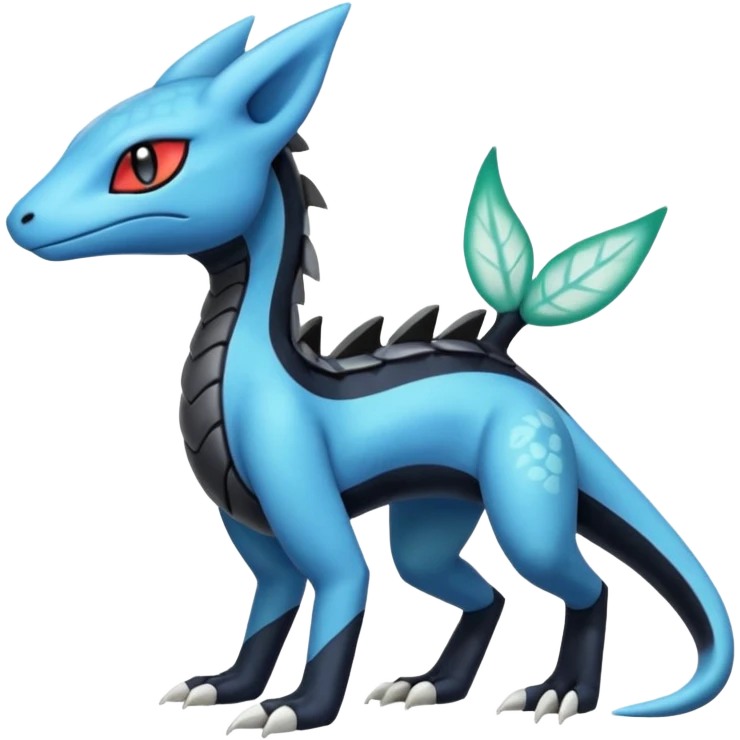 Meloetta-Dewott-Salandit-Nargacuga-Pokémon-Fakémon-fusion-hybrid-creature emoji