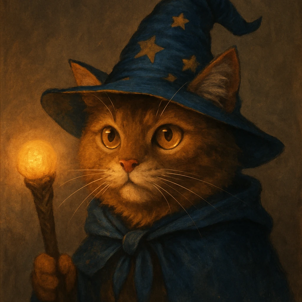 wizard cat  emoji