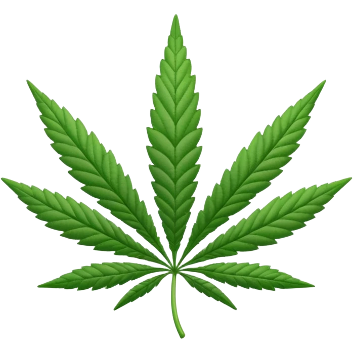 white marijuana icon emoji