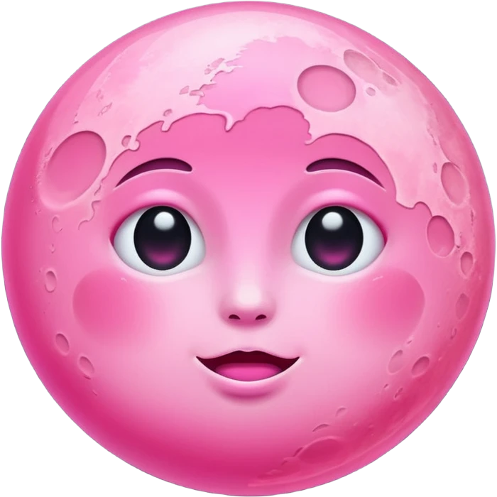 pink moon emoji emoji