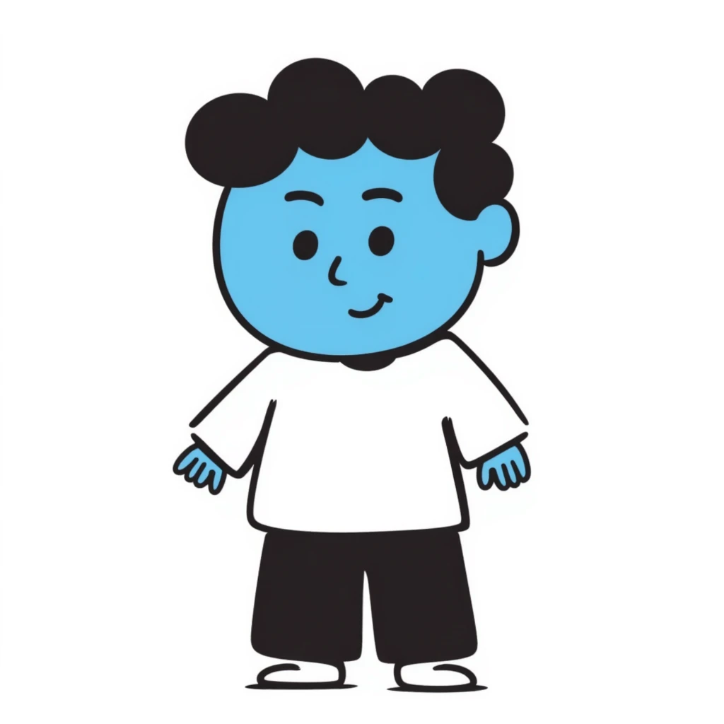 stupid blue face emoji