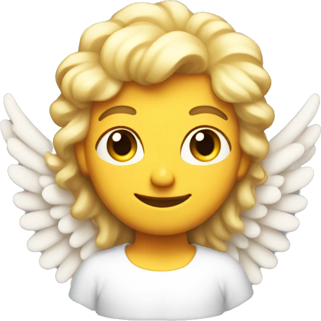 Smirking emoji angel emoji