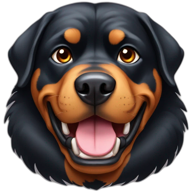 big dog rottweiler emoji