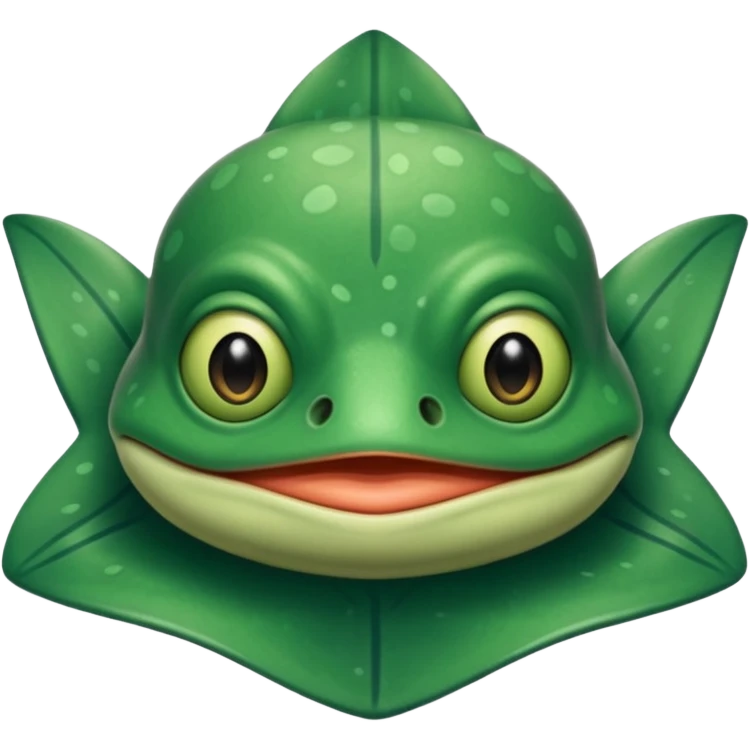 pepe the frog, as a stingray emoji