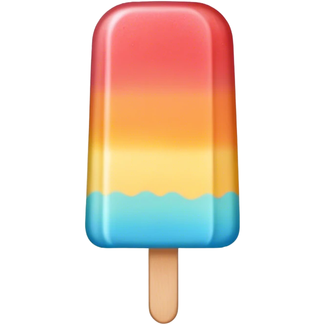 Popsicle ombre, fat size emoji