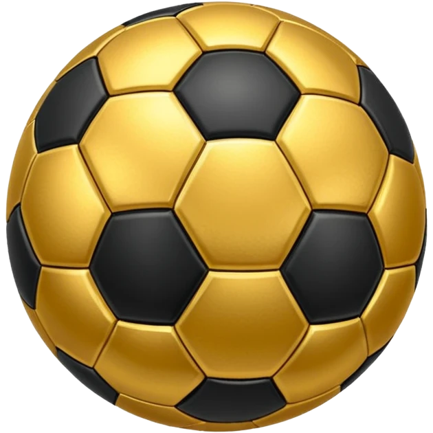 Golden soccer ball  emoji