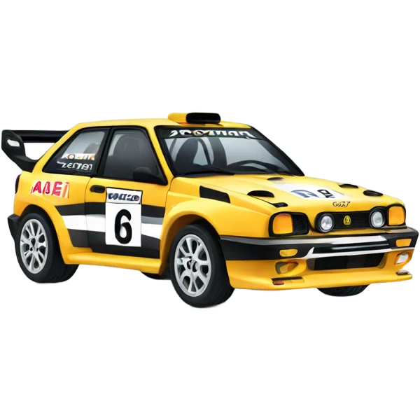 RALLY CAR emoji