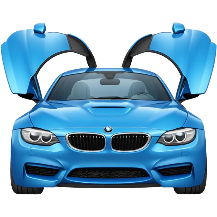 blue BMW car emoji