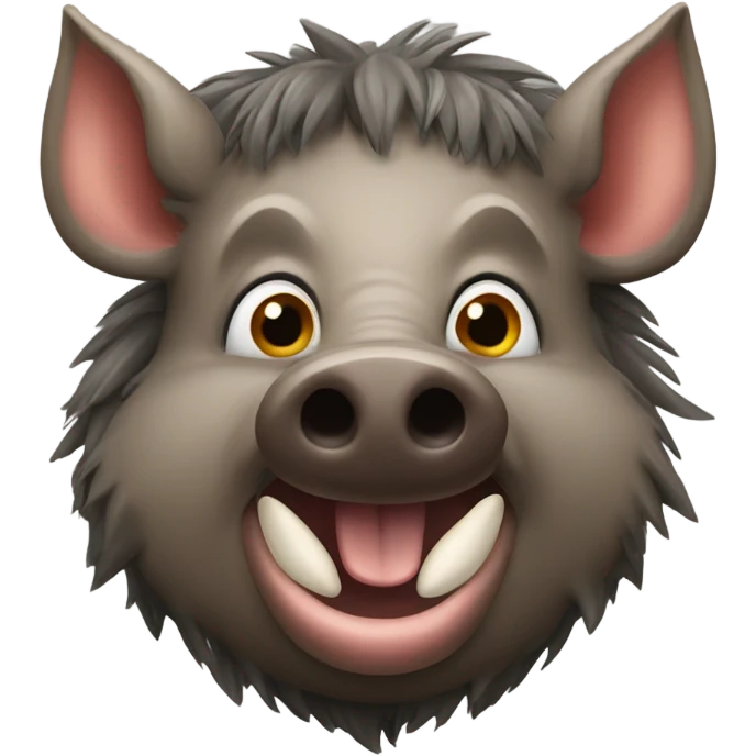 wild boar
 emoji