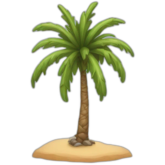 Palmera desierto emoji