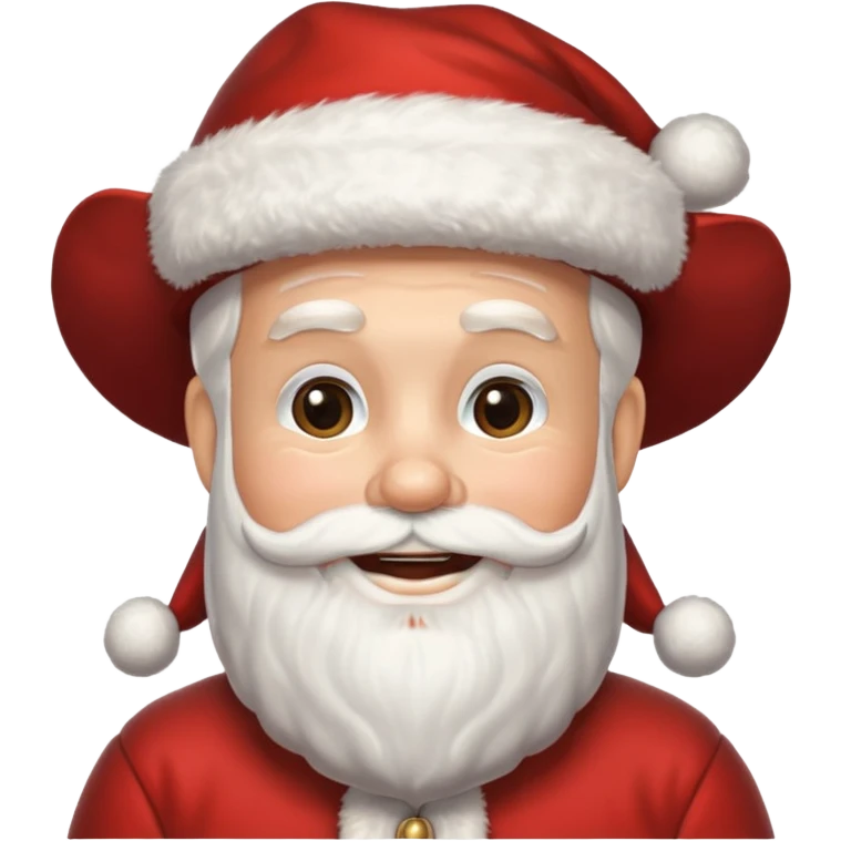 santa with a cowboy hat emoji