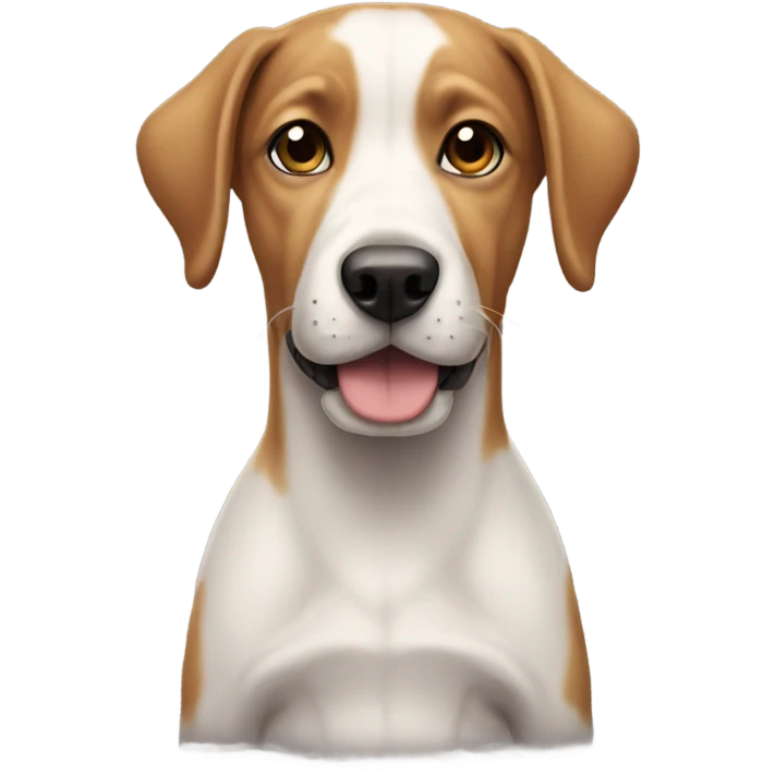 Dog wearing no hoodie emoji