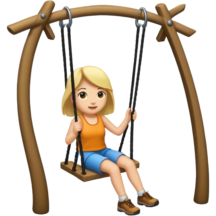 swing hike emoji