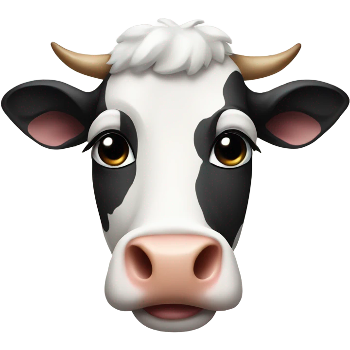 Cow with halo emoji