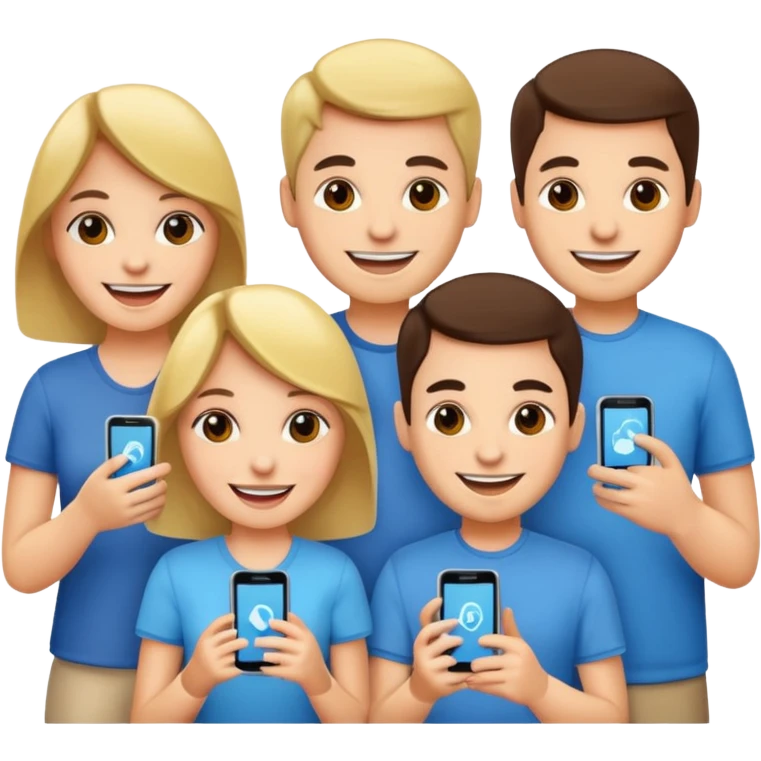 Selling phones as a team emoji