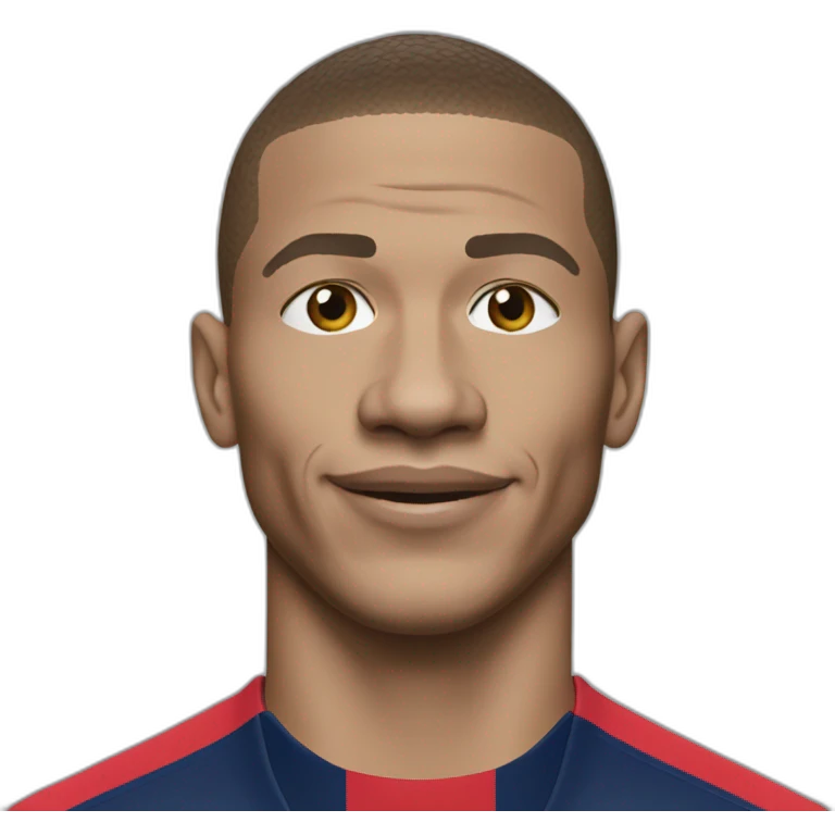 Realistic Mbappé scoring a goal for PSG emoji