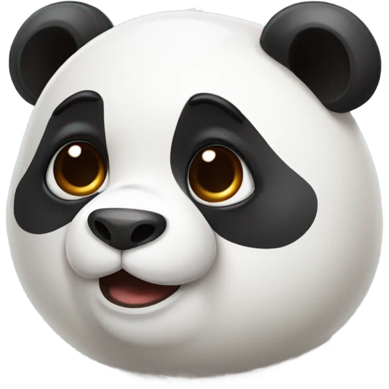 panda making a puppy eyes emoji