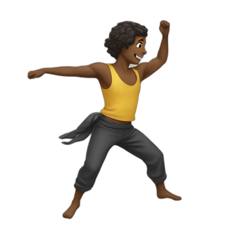 Chat qui danse emoji