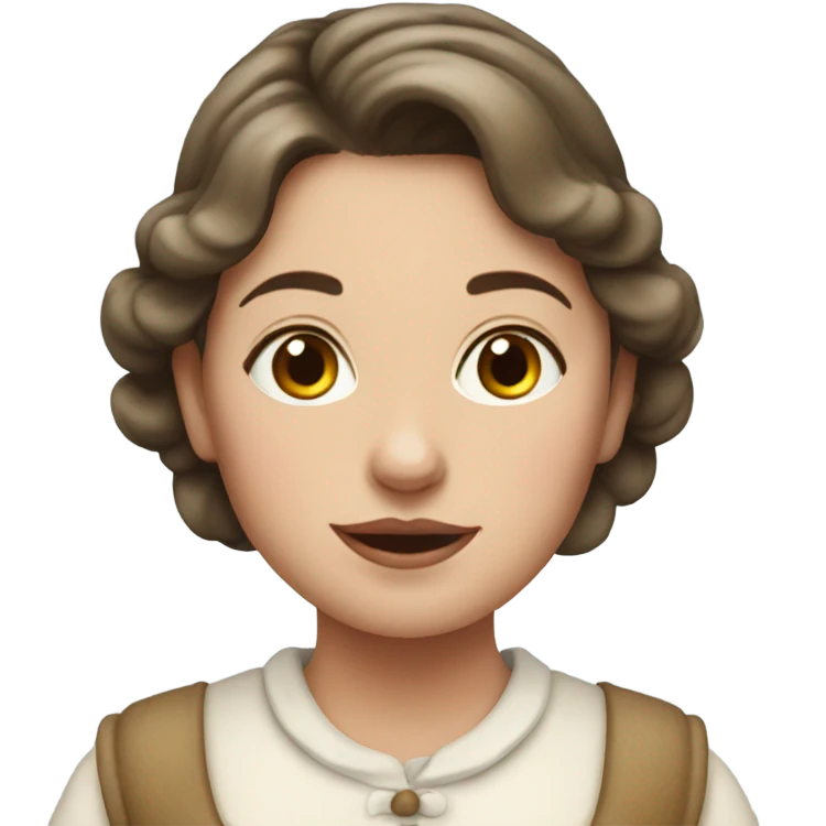 Milkmaid portrait  emoji