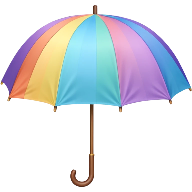 Pastel rainbow umbrella  emoji