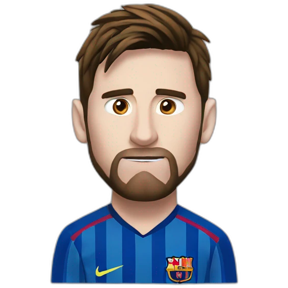 Leo messi missing a penalty emoji