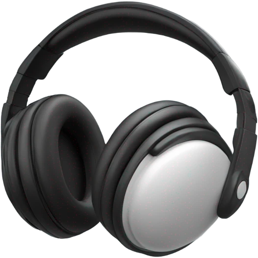 black headphones emoji