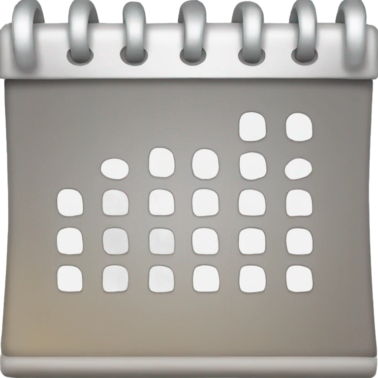 A Calendar for 0000/00/00 emoji