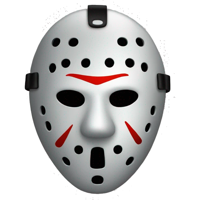 Friday the 13th mask emoji