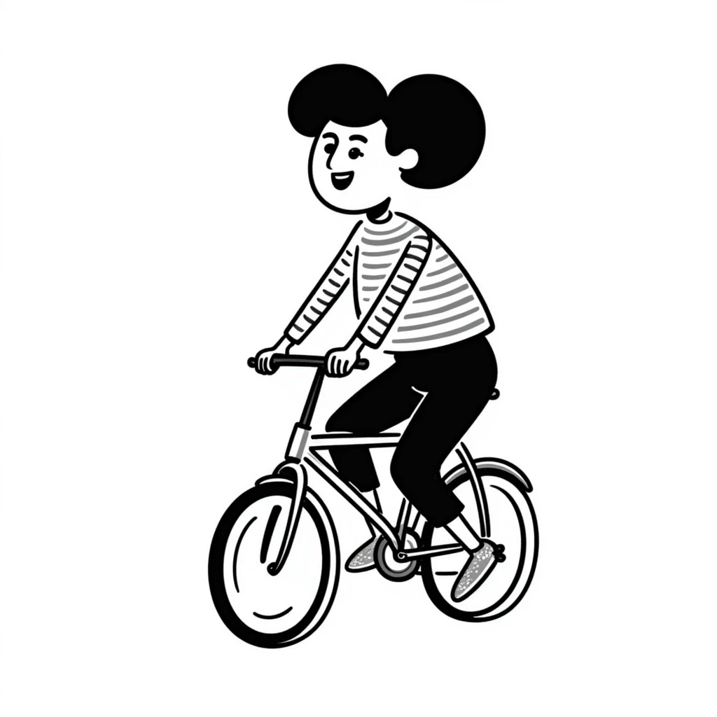 person riding a bike emoji
