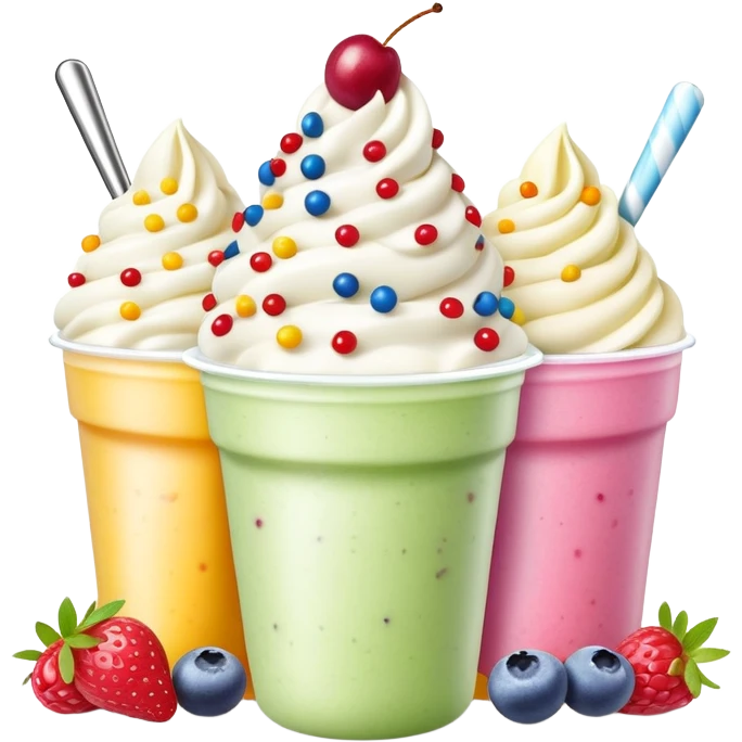 Frozen yogurt bar emoji