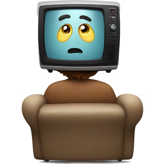 Watching tv emoji
