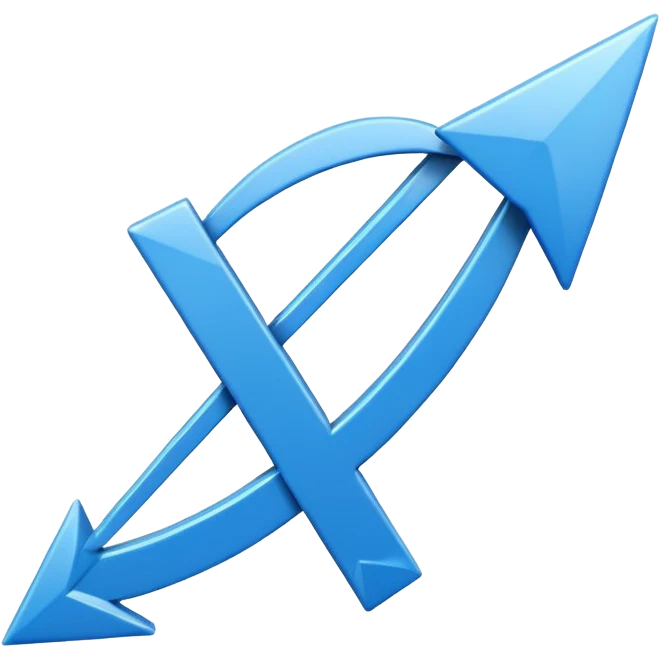 Dual language translation symbol icon. On the left, the Latin letter 'A'. On the right, the Arabic letter 'ع'. A stylish arrow or cycle sign connecting them. Blue and white color palette, 3D render style, glossy finish, isolated on white. emoji
