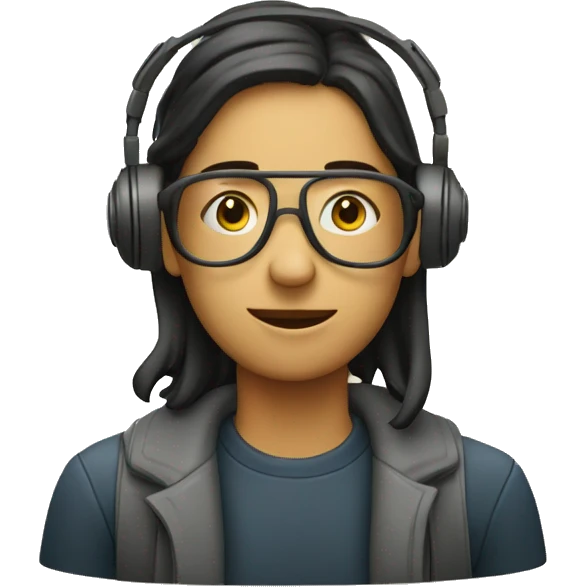 personne enregistrant un podcast emoji