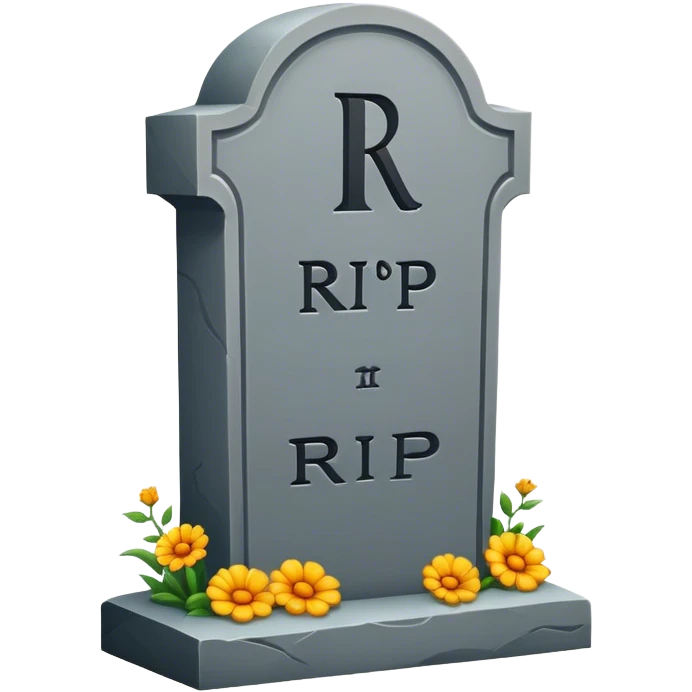 grave R.I.P emoji