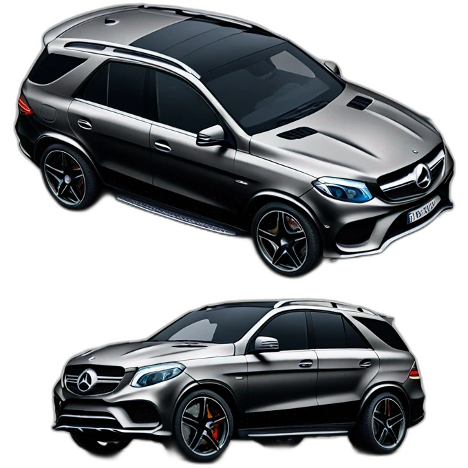 mercedes gle350 amg black emoji
