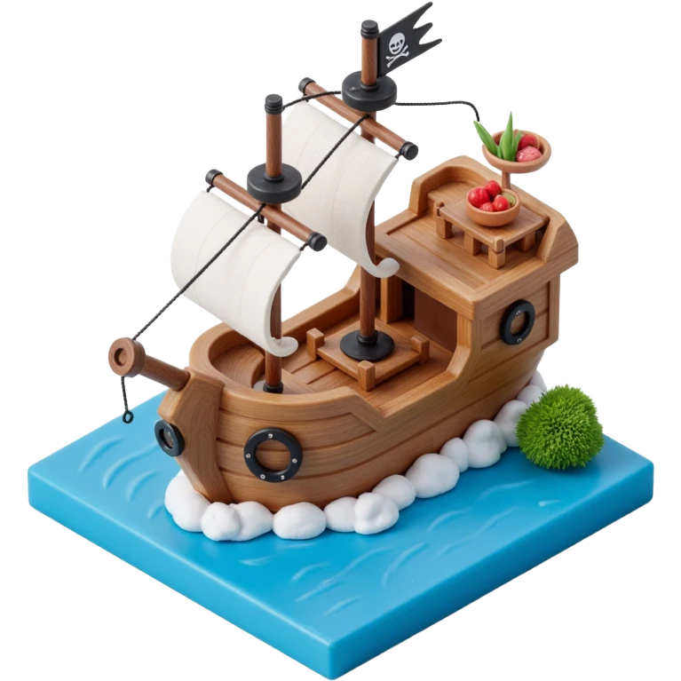 pirate ship emoji