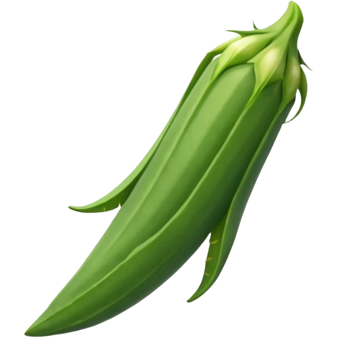 An okra  emoji