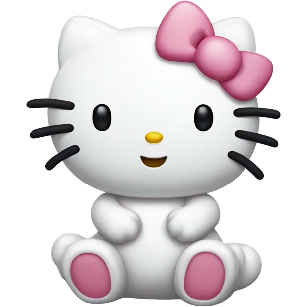 hello kitty farting emoji