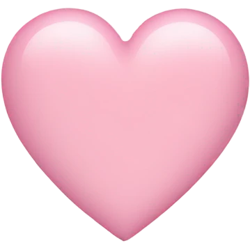 baby pink heart emoji