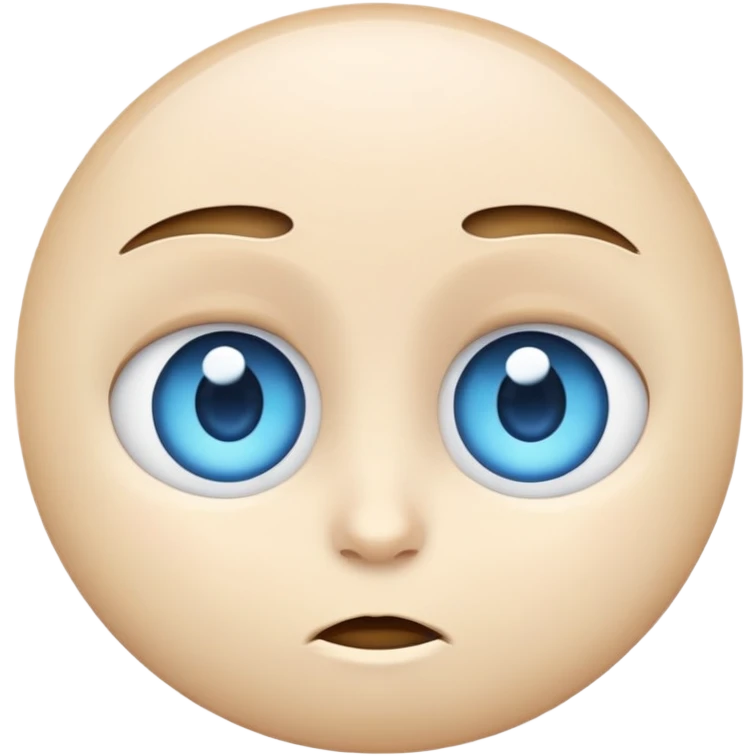 Blue eyes emoji emoji