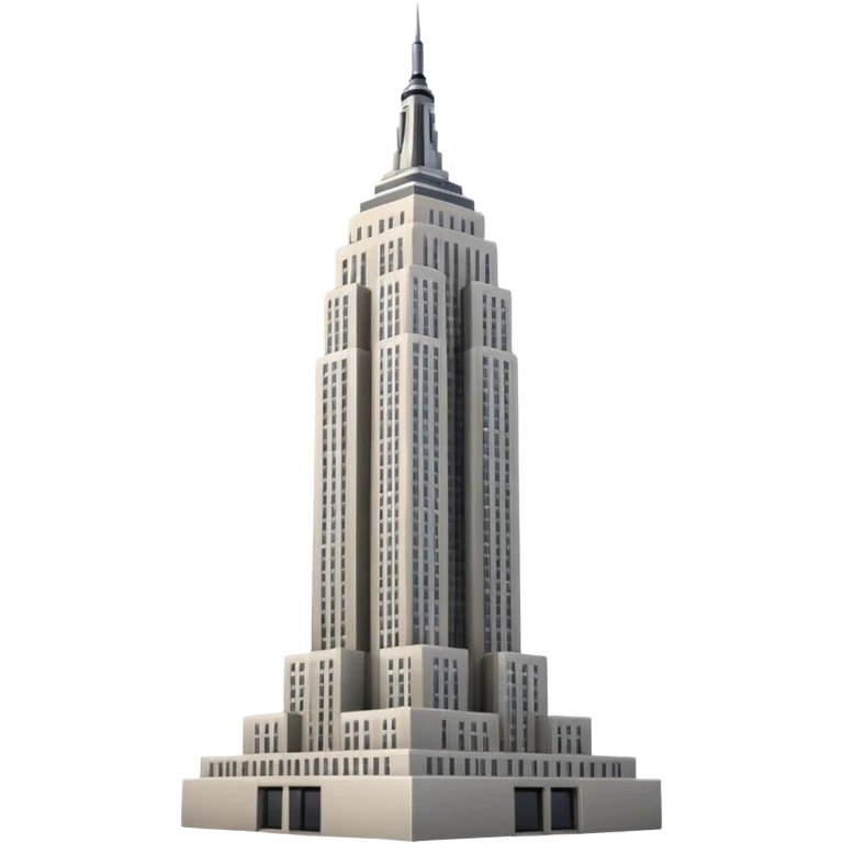 just the stand alone empire state building emoji