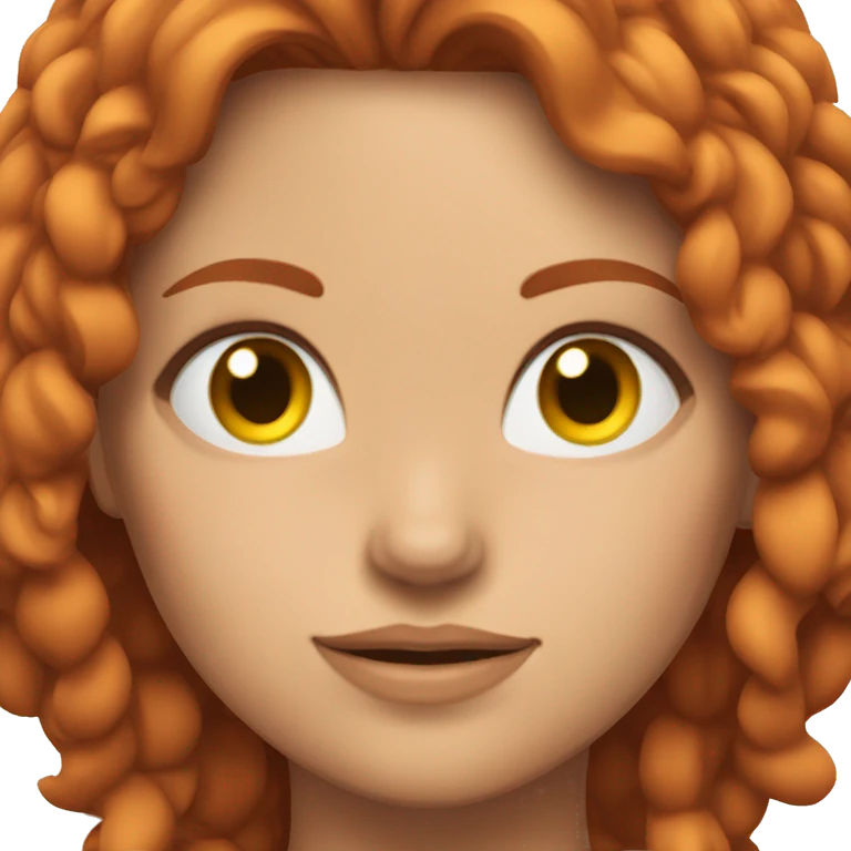 Muscular girl ruiva emoji
