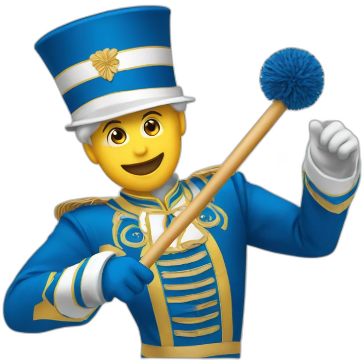 Bâton de majorette  emoji