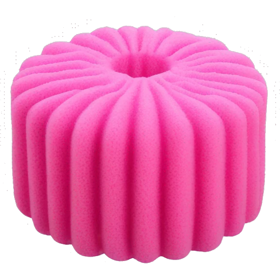 pink bath sponge loofah emoji