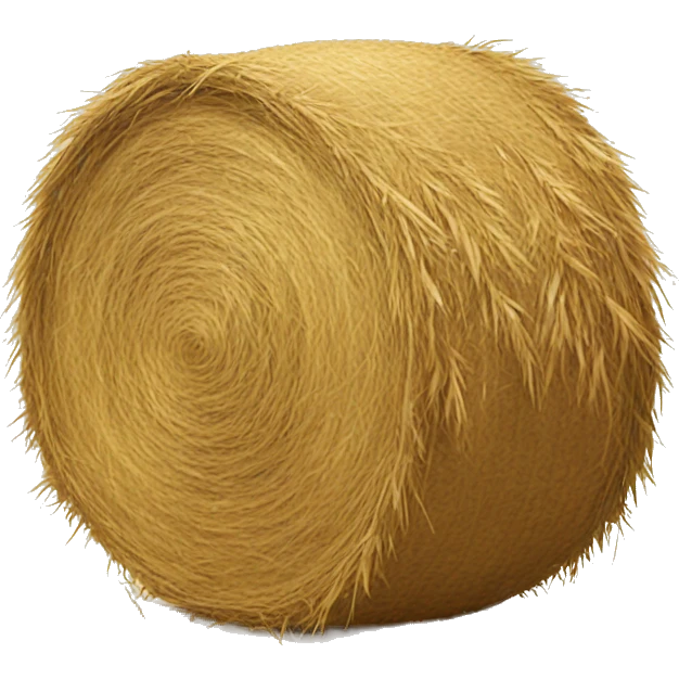 Circular hay bale emoji
