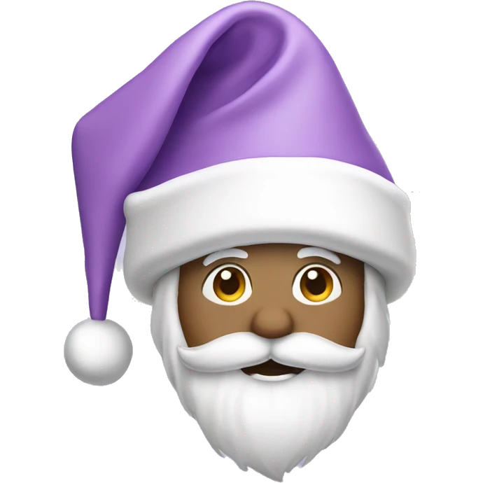 lilac santa hat emoji