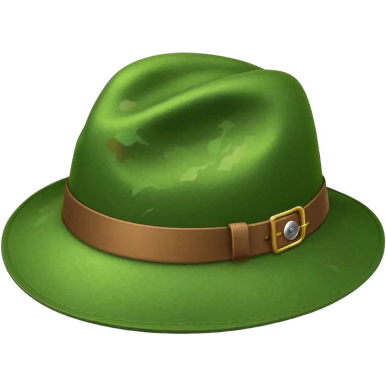 Green hat, Lost & Found Object. emoji