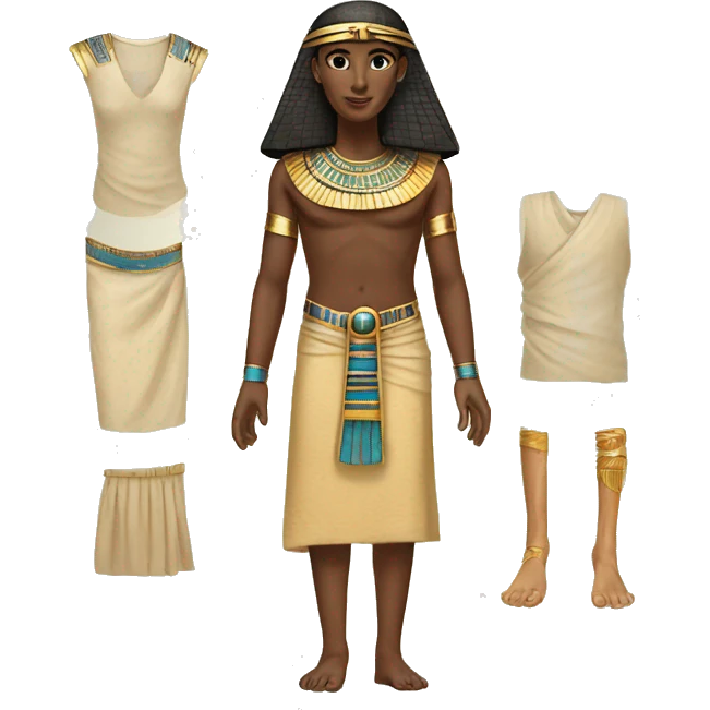 clothes from ancient egypt  emoji