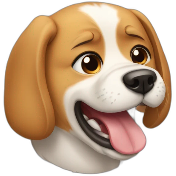 dog crying emoji