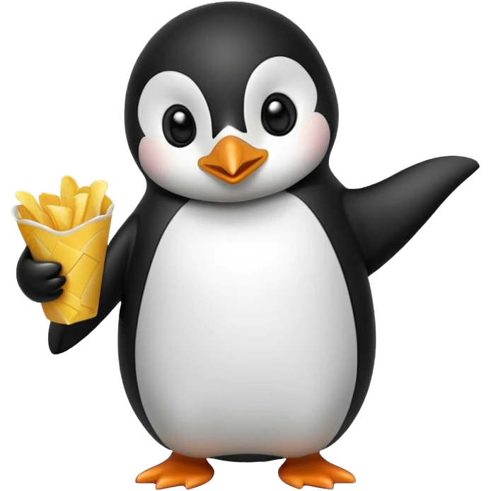 Cips yiyen penguen emoji